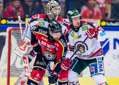 Luleås Jonathan Granström och Frölundas Lukas Bengtsson