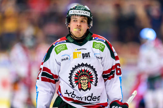 Frölundas Artturi Lehkonen deppar