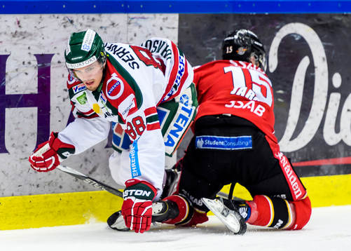 Frölundas Andreas Johnson och Luleås Christian Jaros