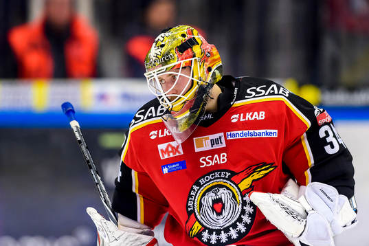 Luleås målvakt Joel Lassinantti