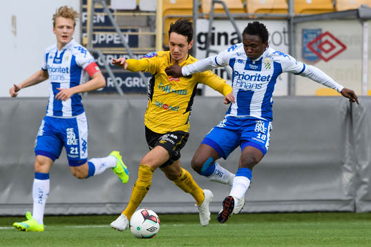 IFK Göteborgs Lawson Sabah och Elfsborgs Liridon Gashi