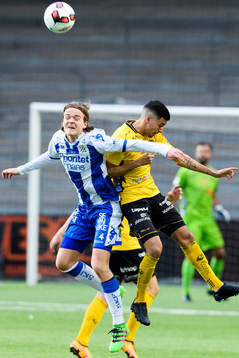 Kamp mellan IFK Göteborgs August Erlingmark och Elfsborgs
