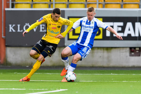 IFK Göteborgs Alexander Leksell och Elfsborgs Arian Kabashi