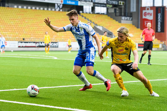 IFK Göteborgs Richard Cindric och Elfsborgs Viktor