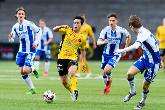 Elfsborgs Sebastian Loyola Nydén och IFK Göteborgs August