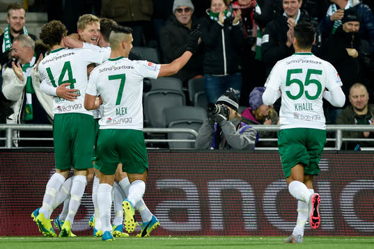 Hammarbys Lars Saetra jublar
