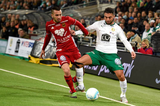 Östersunds Brwa Nouri och Hammarbys Imad Khalili