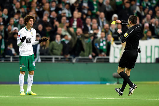 Hammarbys Romulo Cabral Pereira Pinto hinner vara inne på