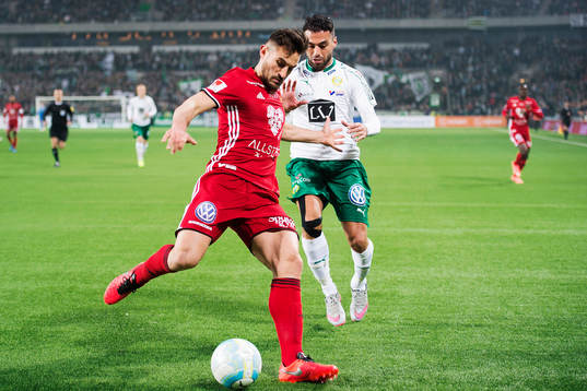 Östersunds Sotirios Papagiannopoulos och Hammarbys Imad