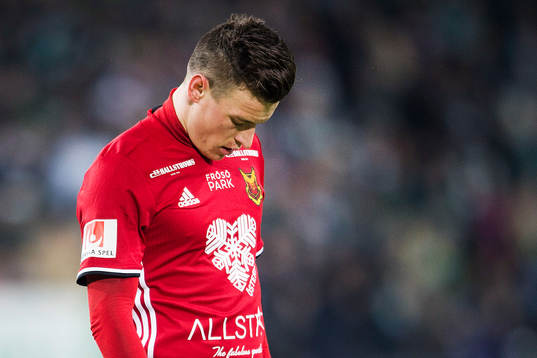 Östersunds Jamie Hopcutt deppar