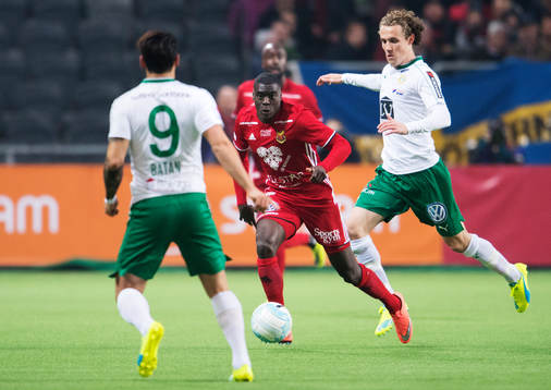 Östersunds Ken Sema och Hammarbys Fredrik Torsteinbö