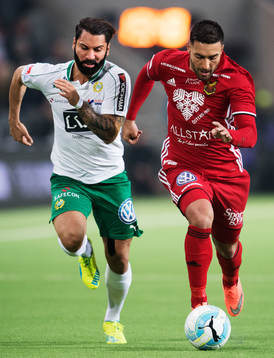 Hammarbys Stefan Batan och Östersunds Saman Ghoddos
