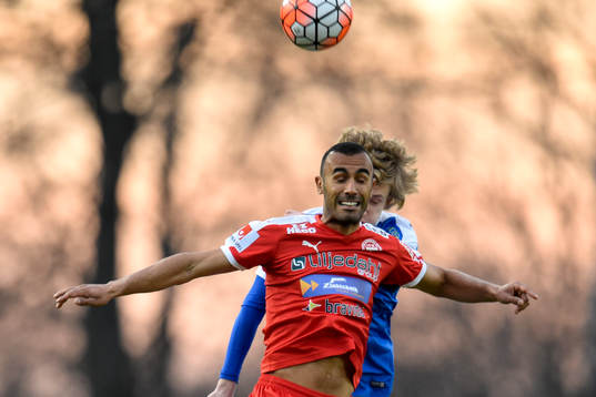 Värnamos Issam Jebali och Trelleborgs Linus Fridolf