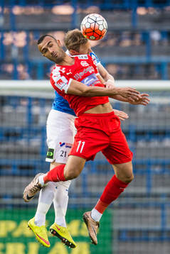 Värnamos Issam Jebali och Trelleborgs Magnus Andersson