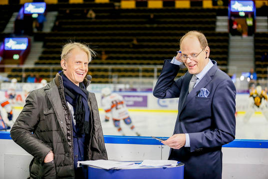 Cmores expert Niklas Wikegård och Lasse Granqvist