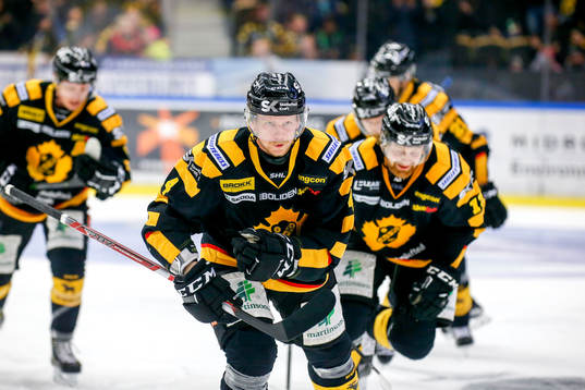 Skellefteås Tim Heed jublar