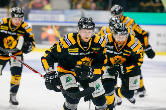 Skellefteås Tim Heed jublar