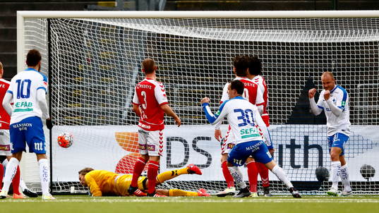 Mål 1-0 av Norrköpings Nikola Tkalcic
