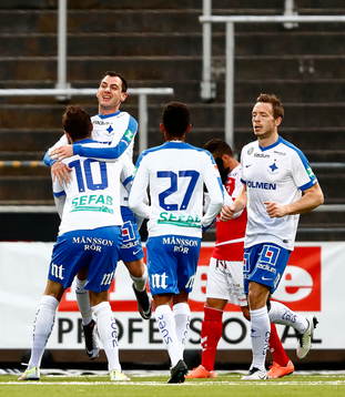 Mål 1-0 av Norrköpings Nikola Tkalcic