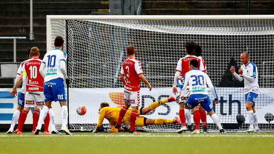 Mål 1-0 av Norrköpings Nikola Tkalcic