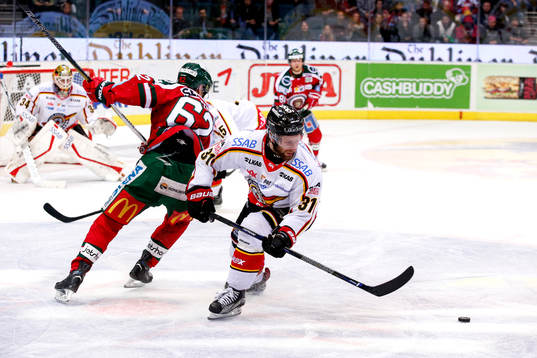 Frölundas Artturi Lehkonen och Luleås Jonathan Granström