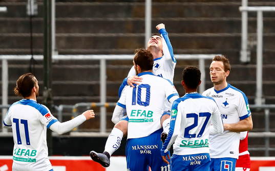 Norrköpings Nikola Tkalcic jublar
