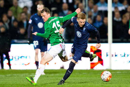Jönköpings Stian Aasmundsen mot Malmö FFs Anders