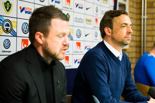 Jönköpings tränare Jimmy Thelin och Malmö FFs tränare