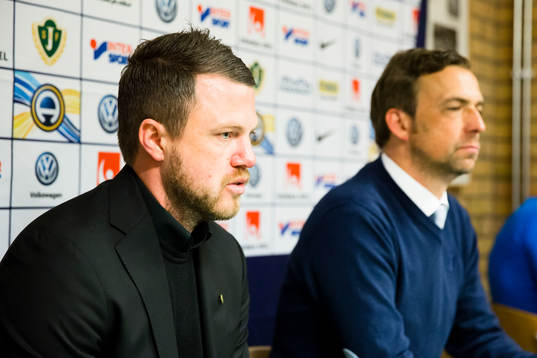 Jönköpings tränare Jimmy Thelin och Malmö FFs tränare