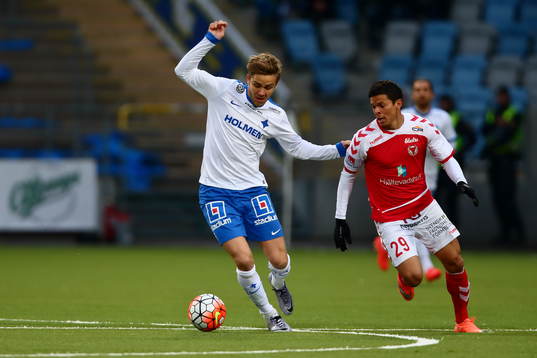 Norrköpings Christoffer Nyman och Kalmars Romário Pereira