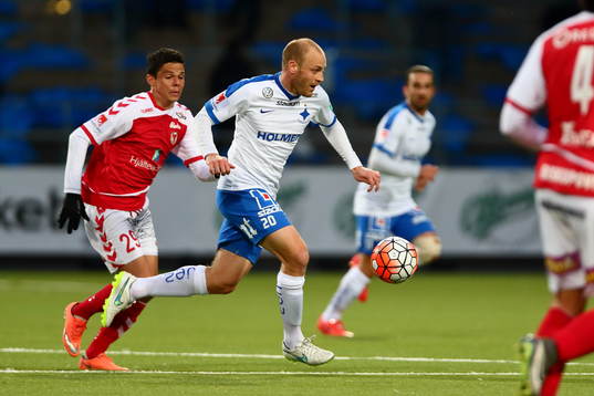 Norrköpings Daniel Sjölund och Kalmars Romário Pereira