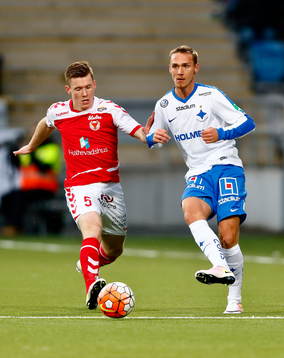 Kalmars Viktor Agardius och Norrköpings Linus Wahlqvist
