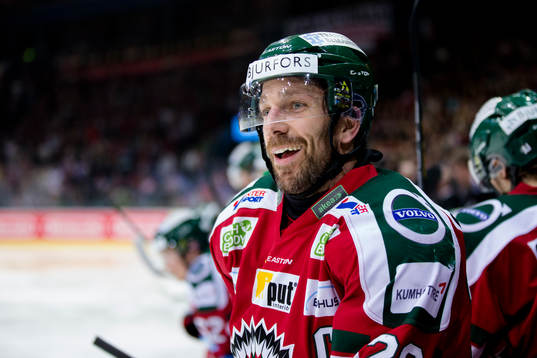 Frölundas Joel Lundqvist glad