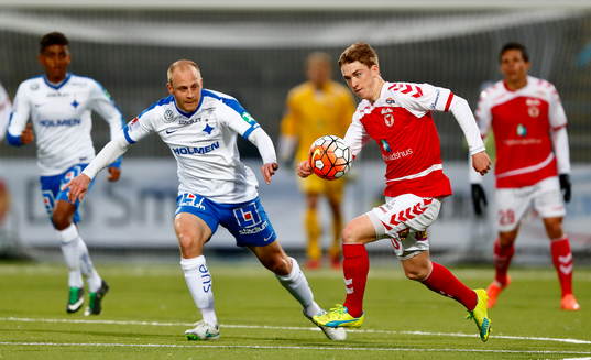 Norrköpings Daniel Sjölund och Kalmars Carl Johansson