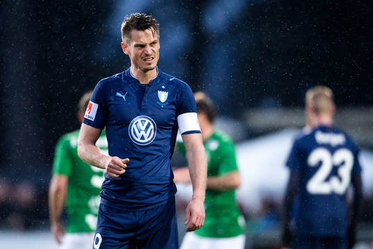Malmö FFs Markus Rosenberg deppar