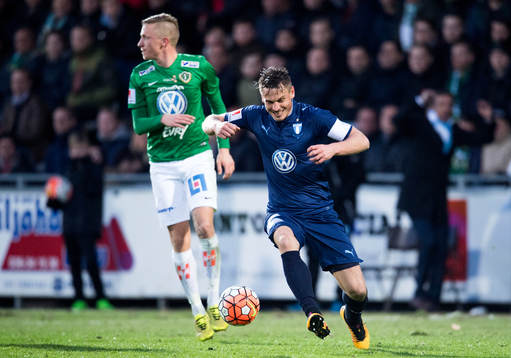 Malmö FFs Markus Rosenberg deppar