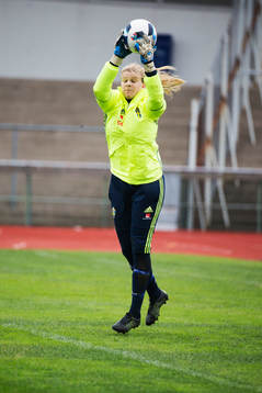 Målvakten Emelie Lundberg