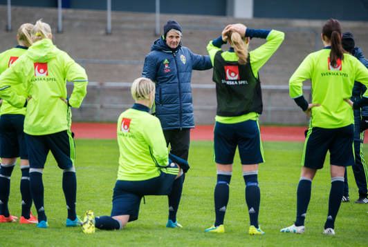 Sveriges förbundskapten Pia Sundhage