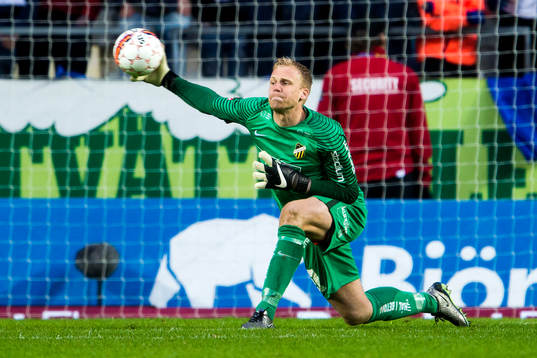Häckens målvakt Peter Abrahamsson