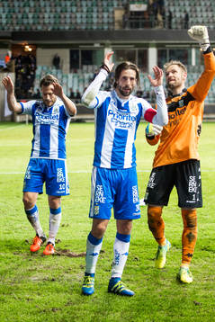 IFK Göteborgs Tobias Hysén, Mattias Bjärsmyr och