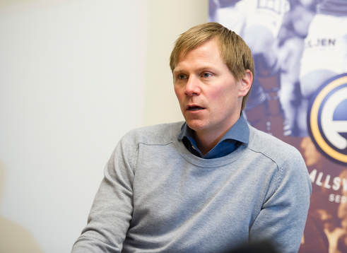 Gefles tränare Roger Sandberg
