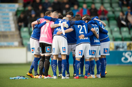 Sundsvall innan fotbollsmatchen i Allsvenskan mellan GIF