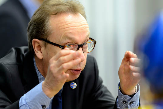 Sveriges förbundskapten Pär Mårts