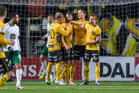 Elfsborgs spelare jublar