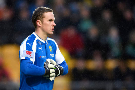 Hammarbys målvakt Ögmundur Kristinsson