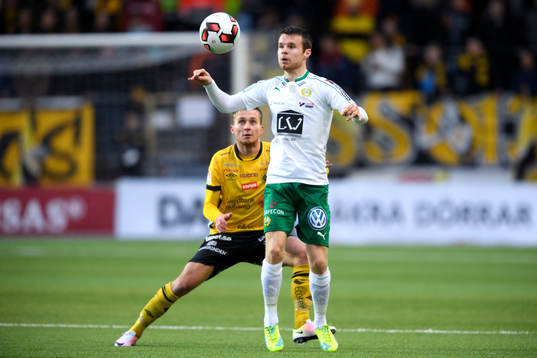 Elfsborgs Adam Lundqvist och Hammarbys Måns Söderqvist