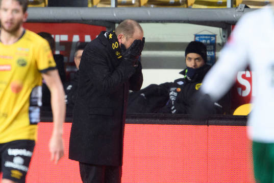 Elfsborgs manager Magnus Haglund deppar