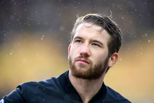 Elfsborgs Marcus Rohdén vid lineup innan fotbollsmatchen i