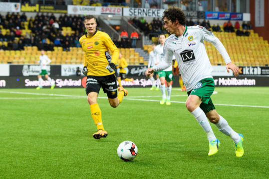 Hammarbys Romulo Cabral Pereira Pinto och Elfsborgs Viktor