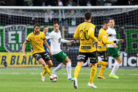 Elfsborgs Marcus Rohdén och Hammarbys Philip Haglund